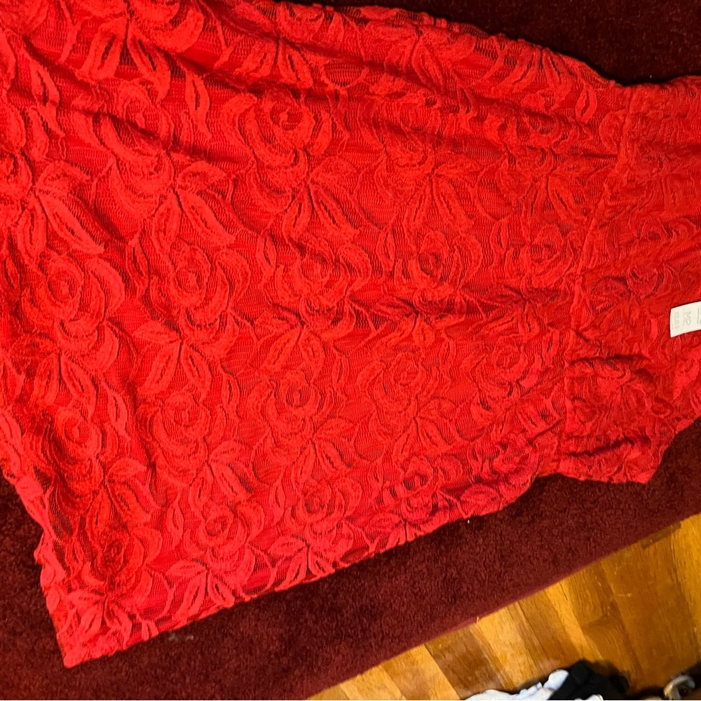 Red loft dress
